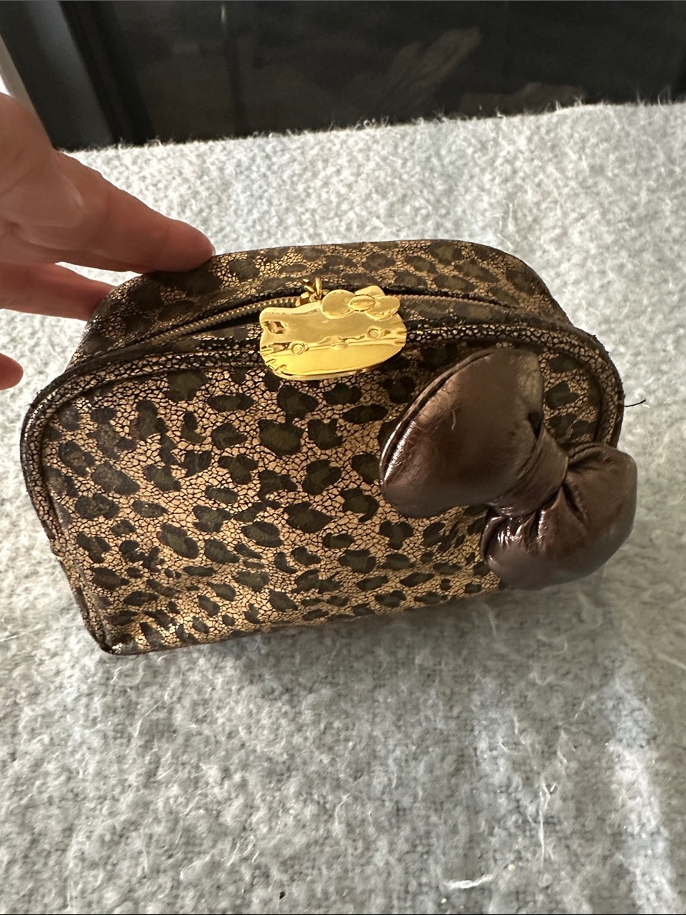 Limited Edition Hello Kitty "Wild Thing" Cosmetic Pouch